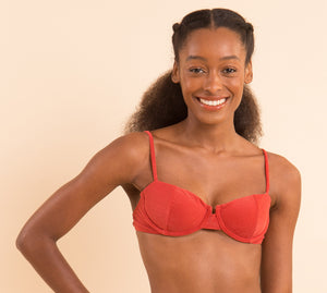 Image 11: Rio De Sol Top Bikini Top Malibu-Chili Balconet