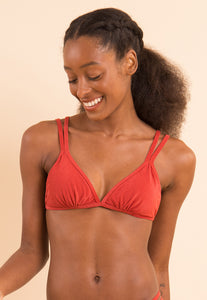 Image 10: Rio De Sol Top Bikini Top Malibu-Chili Tri-Duo