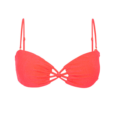 Product Front: Rio De Sol Top Bikini Top Malibu-Folia Bandeau-Iris
