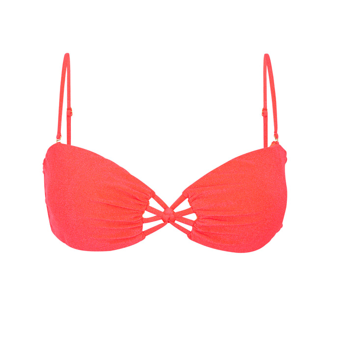 Product Front: Rio De Sol Top Bikini Top Malibu-Folia Bandeau-Iris