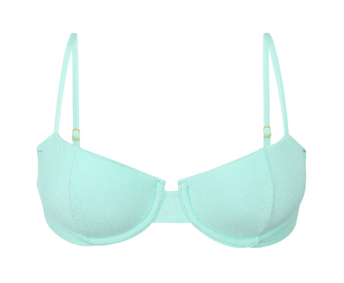 Product Front: Rio De Sol Top Bikini Top Malibu-Menta Balconet
