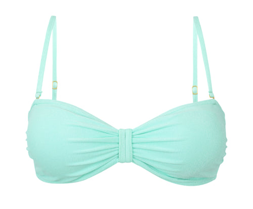 Product Front: Rio De Sol Top Bikini Top Malibu-Menta Bandeau-Duo