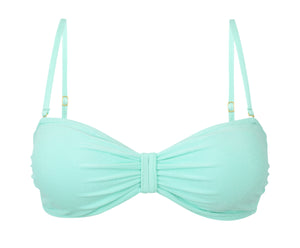 Product Front: Rio De Sol Top Bikini Top Malibu-Menta Bandeau-Duo