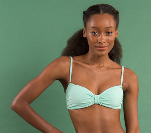 Image 11: Rio De Sol Top Bikini Top Malibu-Menta Bandeau-Duo