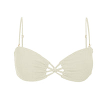 Załaduj obraz do przeglądarki galerii, Product Front: Rio De Sol Top Bikini Top Malibu-Natural Bandeau-Iris
