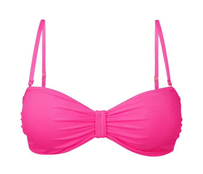 Product Front: Rio De Sol Top Bikini Top Malibu-Rosa Bandeau-Duo
