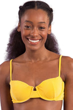 Załaduj obraz do przeglądarki galerii, Gallery: Rio De Sol Top Bikini Top Malibu-Yellow Balconet
