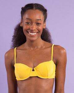 Image 09: Rio De Sol Top Bikini Top Malibu-Yellow Balconet