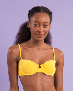 Image 10: Rio De Sol Top Bikini Top Malibu-Yellow Balconet
