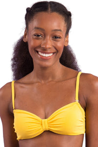 Gallery: Rio De Sol Top Bikini Top Malibu-Yellow Bandeau-Duo
