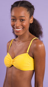 Image 08: Rio De Sol Top Bikini Top Malibu-Yellow Bandeau-Duo