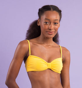Image 09: Rio De Sol Top Bikini Top Malibu-Yellow Bandeau-Duo