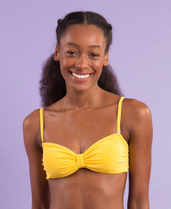 Image 10: Rio De Sol Top Bikini Top Malibu-Yellow Bandeau-Duo
