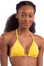 Załaduj obraz do przeglądarki galerii, Gallery: Rio De Sol Top Bikini Top Malibu-Yellow Tri-Inv
