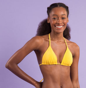 Image 10: Rio De Sol Top Bikini Top Malibu-Yellow Tri-Inv