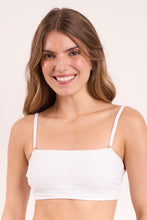 Załaduj obraz do przeglądarki galerii, Gallery: Rio De Sol Top Bikini Top Memphis-White Bandeau-Reto

