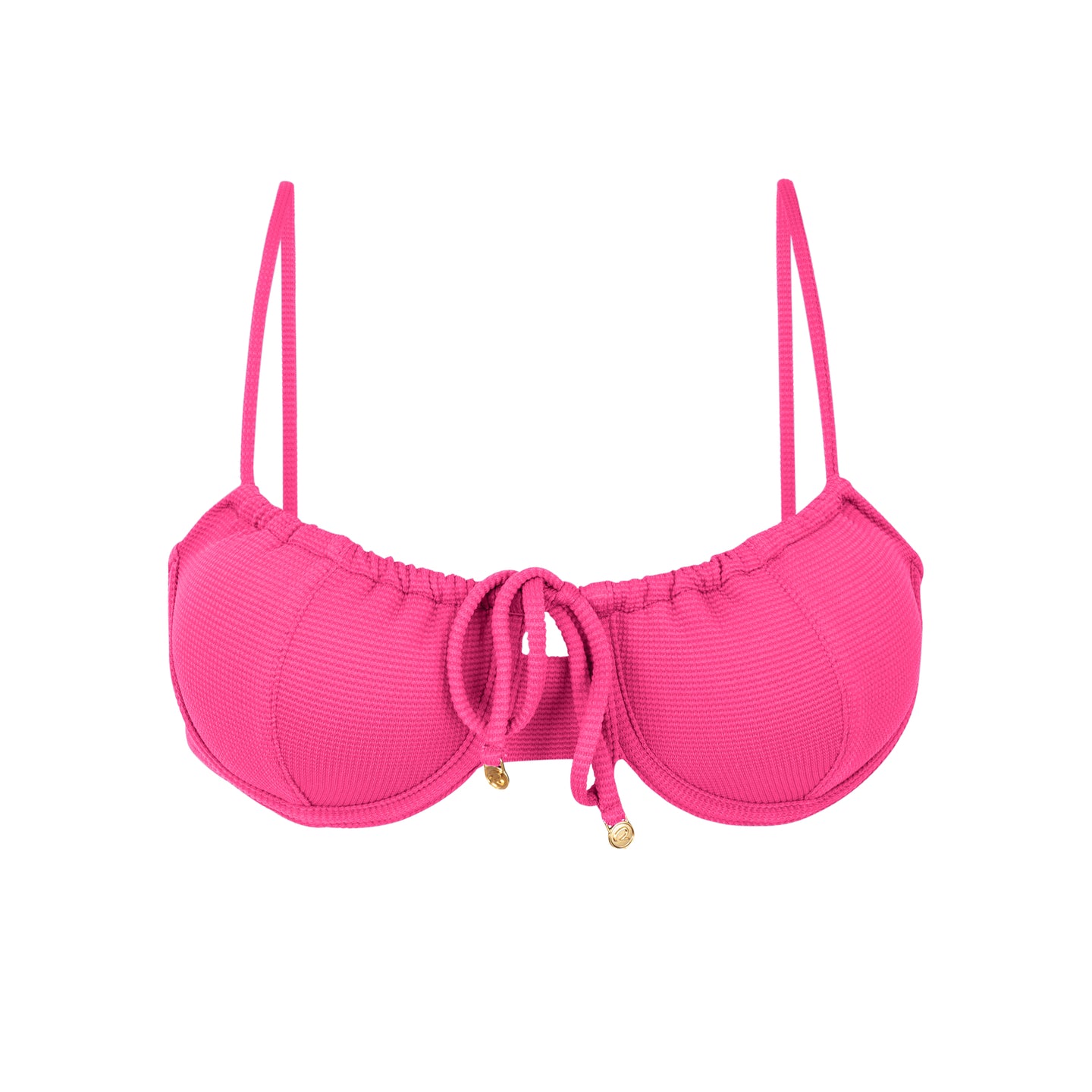 Product Front: Rio De Sol Top Bikini Top Mtx-Ultrapink Balconet-Tie