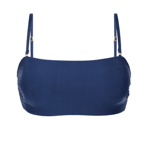 Product Front: Rio De Sol Top Bikini Top Navy Bandeau-Reto