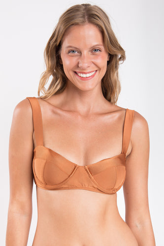 Gallery: Rio De Sol Top Bikini Top Nocciola Amelia