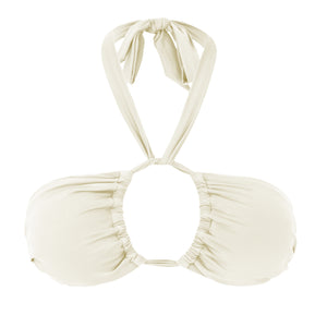 Product Back: Rio De Sol Top Bikini Top Off-White Mel