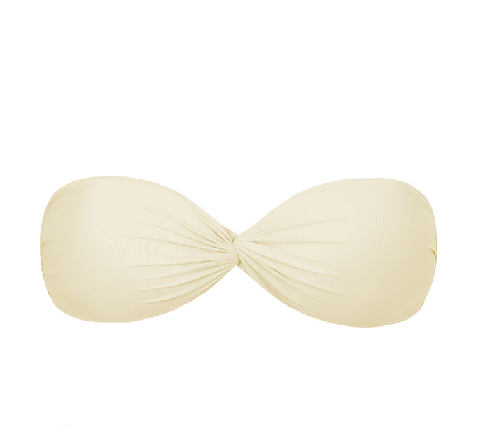 Product Front: Rio De Sol Top Bikini Top Off-White Twist