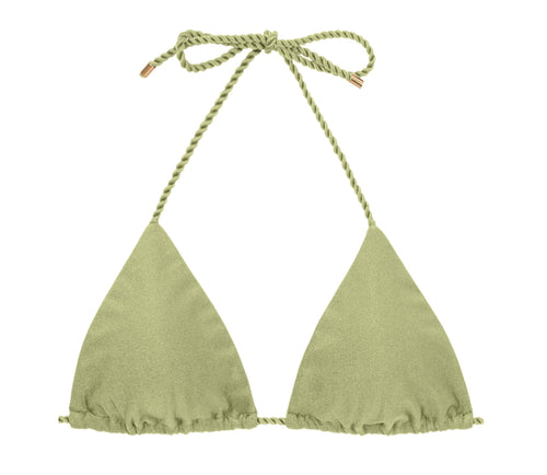 Product Front: Rio De Sol Top Bikini Top Oliva Tri-Rope
