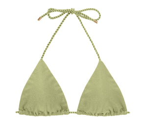 Product Front: Rio De Sol Top Bikini Top Oliva Tri-Rope