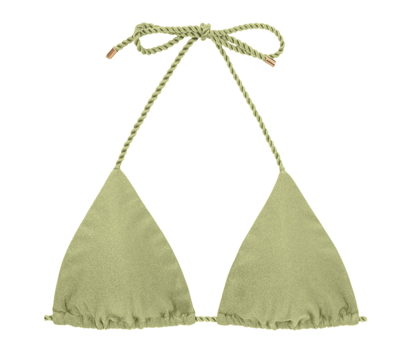 Product Front: Rio De Sol Top Bikini Top Oliva Tri-Rope