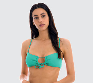 Model Front: Rio De Sol Top Bikini Top Opal Mila