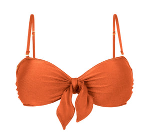 Product Front: Rio De Sol Top Bikini Top Paprica Bandeau-No