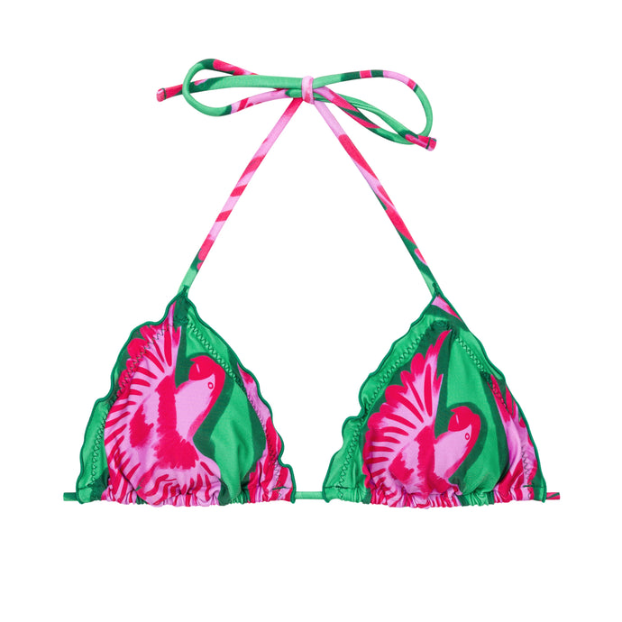Product Front: Rio De Sol Top Bikini Top Parrots Frufru