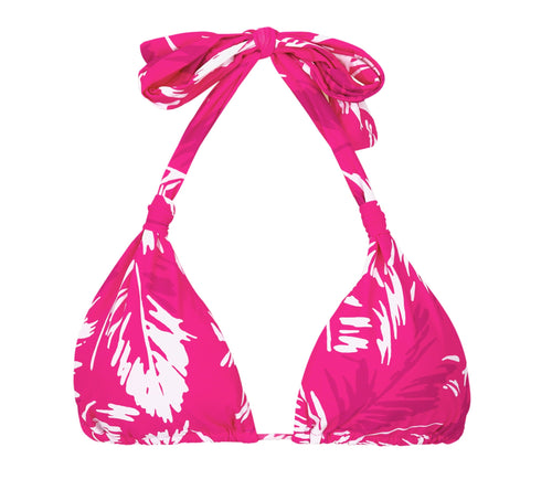 Product Front: Rio De Sol Top Bikini Top Pink-Palms Mel