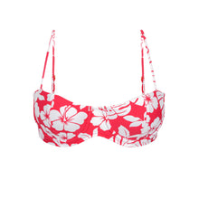 Załaduj obraz do przeglądarki galerii, Product Front: Rio De Sol Top Bikini Top Pua-Hibiscus Coral
