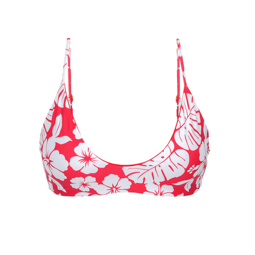 Product Front: Rio De Sol Top Bikini Top Pua-Hibiscus Hana