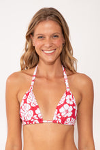 Załaduj obraz do przeglądarki galerii, Gallery: Rio De Sol Top Bikini Top Pua-Hibiscus Mel
