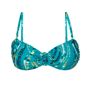 Product Front: Rio De Sol Top Bikini Top Rain Bandeau-Crispy