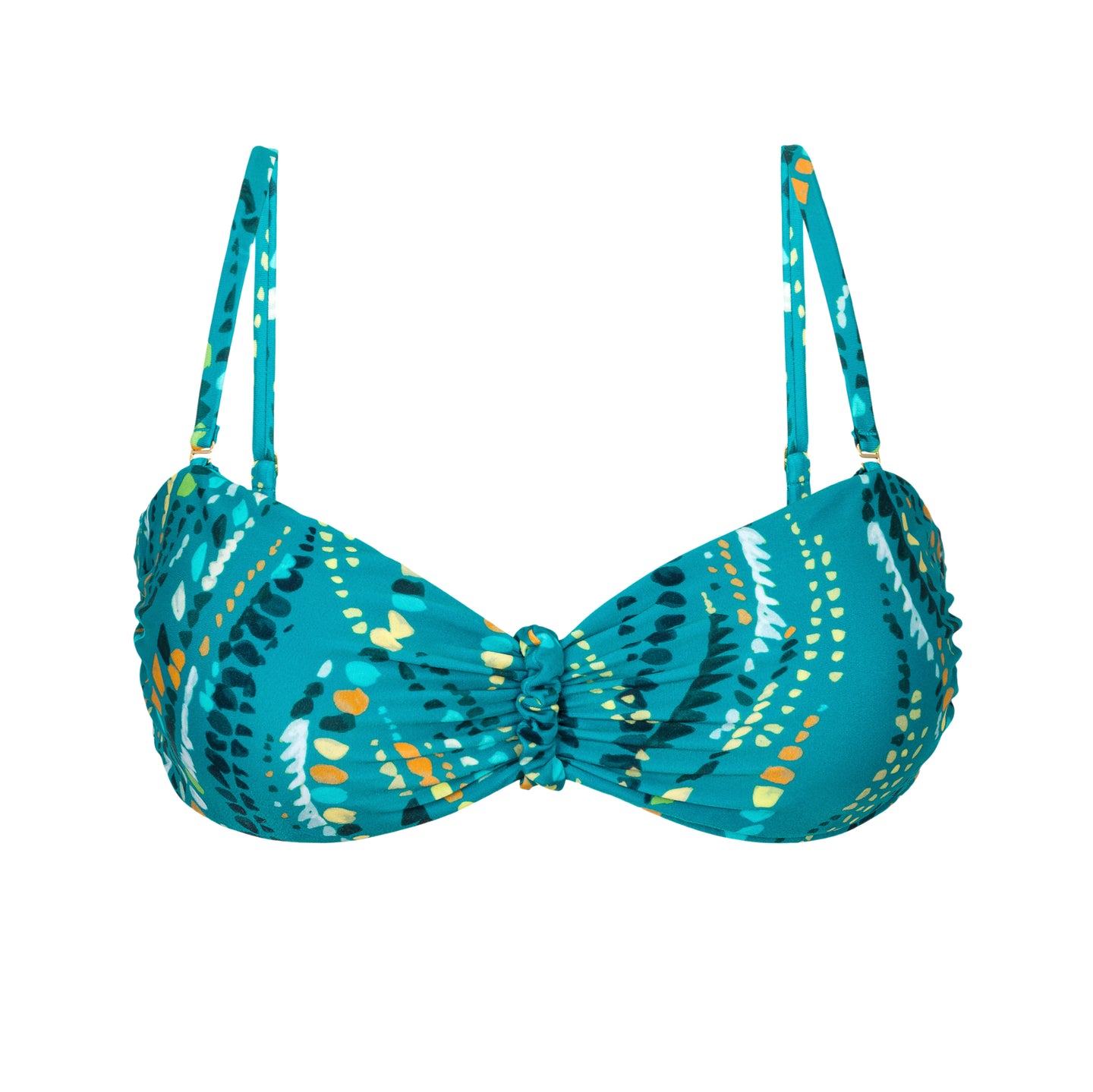 Product Front: Rio De Sol Top Bikini Top Rain Bandeau-Crispy
