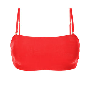 Product Front: Rio De Sol Top Bikini Top Rouge Bandeau-Reto