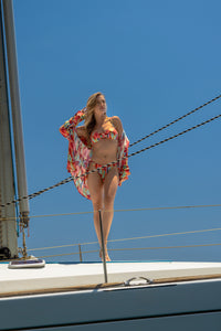 Image 09: Rio De Sol Top Bikini Top Sea-Bloom Bandeau-Joy