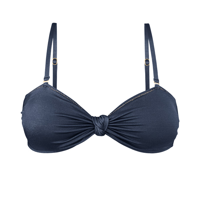 Product Front: Rio De Sol Top Bikini Top Shark Bandeau-Joy