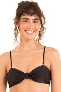Gallery: Rio De Sol Top Bikini Top Shimmer-Black Bandeau-Joy