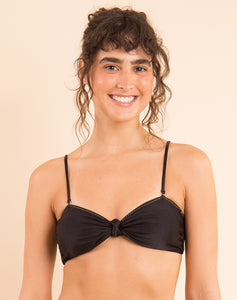Image 11: Rio De Sol Top Bikini Top Shimmer-Black Bandeau-Joy