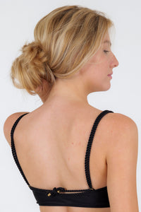 Image 06: Rio De Sol Top Bikini Top Shimmer-Black Bandeau-Reto