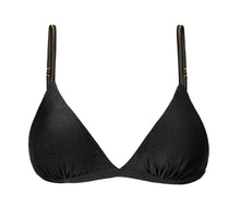 Załaduj obraz do przeglądarki galerii, Product Front: Rio De Sol Top Bikini Top Shimmer-Black Tri-Fixo
