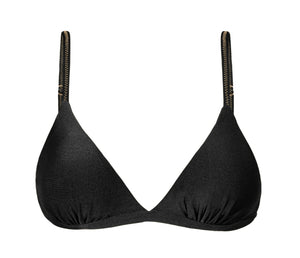 Product Front: Rio De Sol Top Bikini Top Shimmer-Black Tri-Fixo