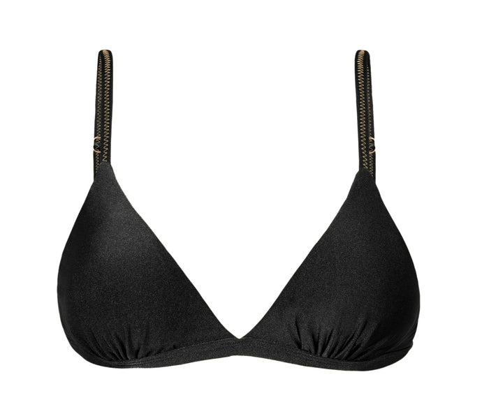 Product Front: Rio De Sol Top Bikini Top Shimmer-Black Tri-Fixo