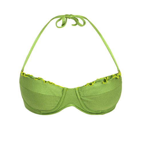 Product Front: Rio De Sol Top Bikini Top Shimmer-Botanica Balconet-Frufru