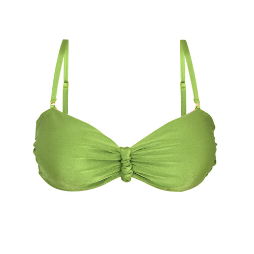 Product Front: Rio De Sol Top Bikini Top Shimmer-Botanica Bandeau-Crispy