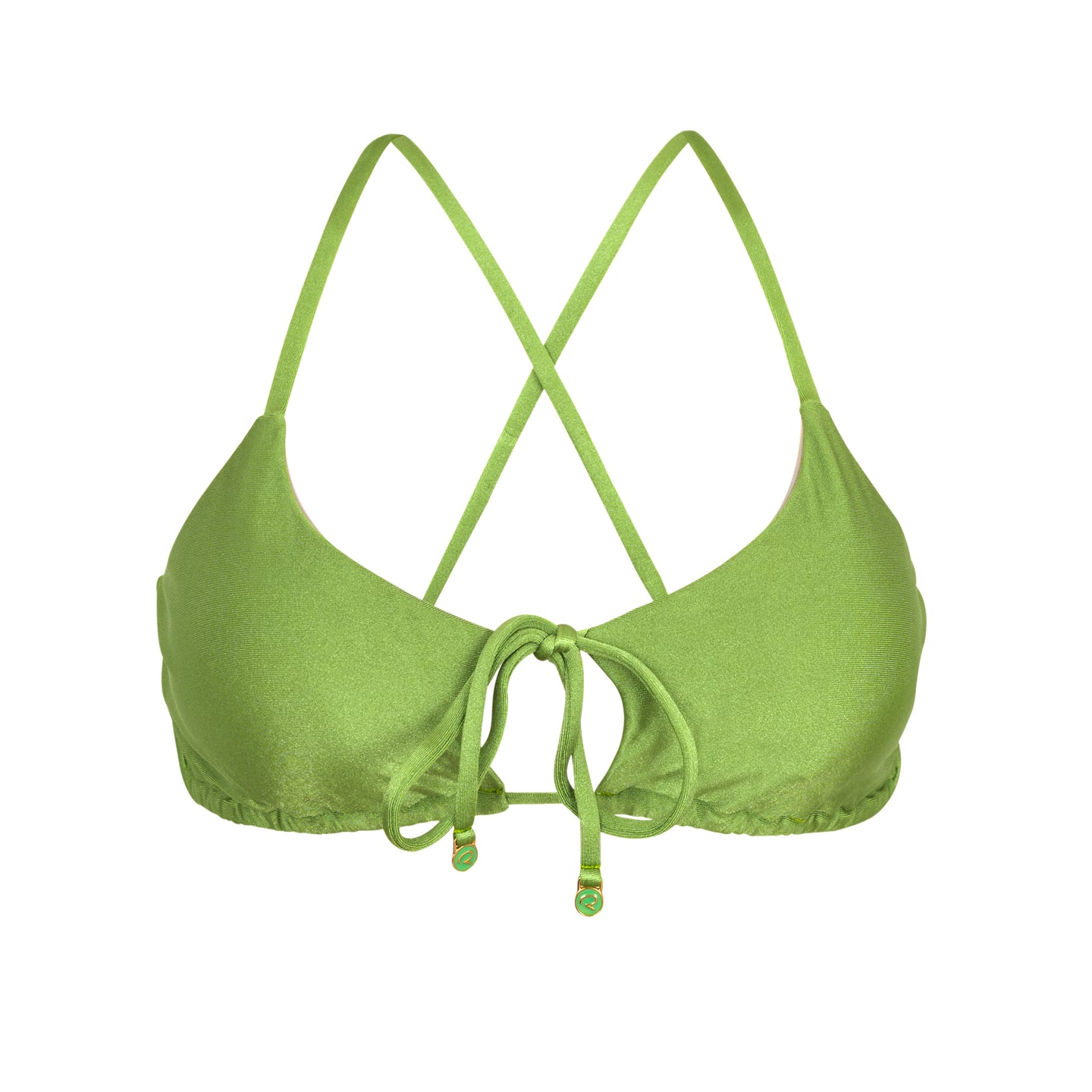 Product Front: Rio De Sol Top Bikini Top Shimmer-Botanica Tank-Tie