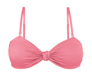Product Front: Rio De Sol Top Bikini Top Shimmer-Confetti Bandeau-Joy